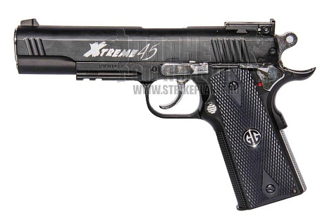 фото детально g&g пистолет xtreme 45 co2 (co2-xtr-pst-bnb-ncm) интернет-магазин "Планета страйкбола"