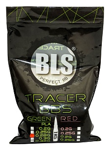 детальное фото для раздела Шары BLS 0.28г. 3500шт. трассерные зеленые (1kg-platr28) интернет-магазин "Планета страйкбола»