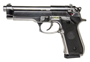 фото детально пистолет we beretta m92fs greengas хром (gp301sv) интернет-магазин "Планета страйкбола"