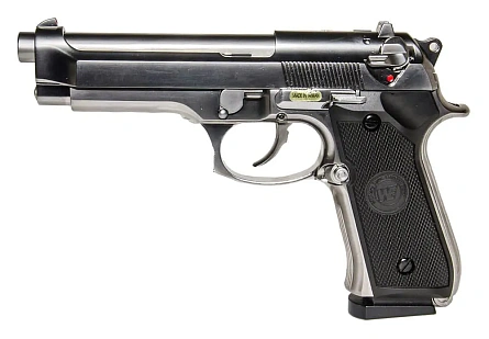 фото детально пистолет we beretta m92fs greengas хром (gp301sv) интернет-магазин "Планета страйкбола"