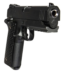 Galaxy Пистолет Colt 1911 4.3 с глушителем, спринг (g25a)