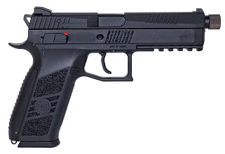 KJW Пистолет CZ P-09 с резьбой под глушитель, greengas (p-09 tbc)