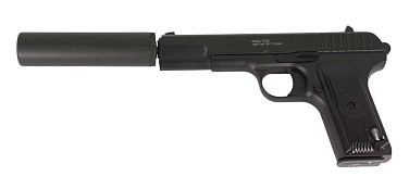 Galaxy Пистолет ТТ с глушителем, спринг (g33a), сломан магазин (уценка)