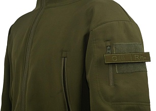 Нашивка Strike Группа крови O (I) Rh-, олива