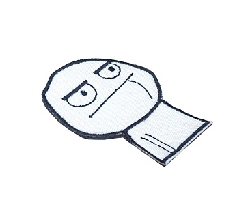 Нашивка Strike "Poker Face / Покерфейс. Мем" 65х50 мм