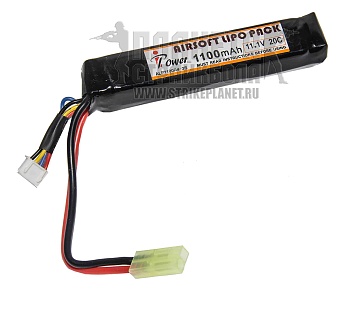 детальное фото для раздела Аккумулятор iPower LiPo 11.1в, 1100мАч, 20С, АК интернет-магазин "Планета страйкбола»