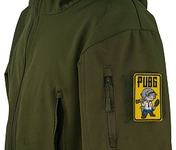 Нашивка Strike "PUBG" 80 мм, желтый