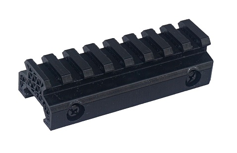 детальное фото для раздела Планка Strike повышающая picatinny 85мм низкая, пластик (Уценка) интернет-магазин "Планета страйкбола»