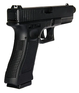 KJW Пистолет Glock 17, CO2, резьба под глушитель (kp-17-tbc.co2-bk)
