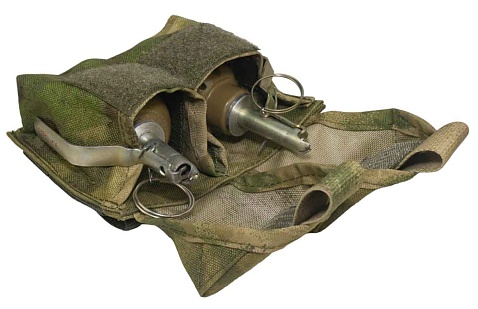 Подсумок Strike под гранату двойной, A-TACS Camo кордура