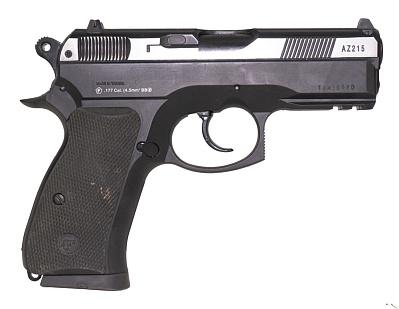 детальное фото для раздела Пистолет пневматический ASG CZ 75D Compact 4.5мм, травит магазин (Б/У) интернет-магазин "Планета страйкбола»