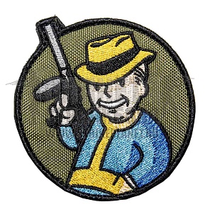 детальное фото Нашивка Zlo "Vault boy. Автоматчик" интернет-магазин "Планета страйкбола"
