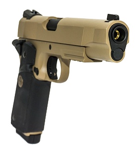 Пистолет KJW Colt M1911 MEU, tan, CO2 (kp-07.co2-tan)