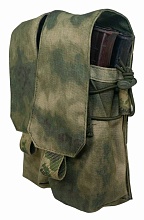 детальное фото Подсумок Strike под 4 магазинов АК двойной с клапаном, атакс кордура интернет-магазин "Планета страйкбола"