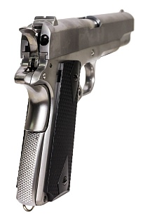 Пистолет WE Colt M1911 A1, хром (we-e006b-tac)