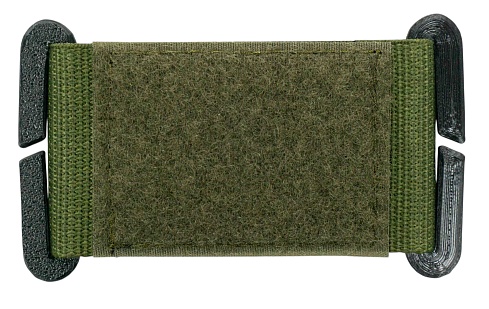 детальное фото Патч панель стропа Strike 50х70 мм липучка велкро на MOLLE для нашивок / шевронов, олива интернет-магазин "Планета страйкбола"