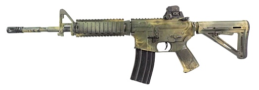 Автомат LCT M4A1 RIS, 114 м/с, камуфляж (Б/У)