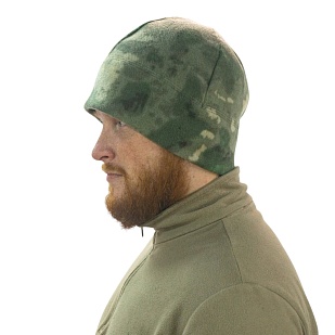 Шапка Strike Хелико-250 флис р-р 56, A-TACS Camo