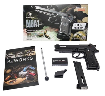 KJW Пистолет Beretta M9A1 Rail, CO2