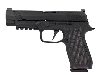 фото детально we пистолет sig sauer p-320 m17, greengas (we-f007-bk) интернет-магазин "Планета страйкбола"