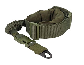 детальное фото Ремень оружейный Strike Коршун быстросброс М2 одноточечный, олива интернет-магазин "Планета страйкбола"