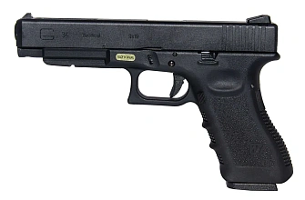 фото детально пистолет we glock 34 gen.3, greengas (we-g008a-bk) интернет-магазин "Планета страйкбола"