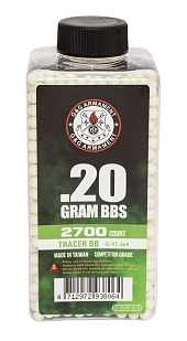 детальное фото для раздела Шары G&G 0.20г. 2700шт. трассерные бутылка зеленые (g-07-264) интернет-магазин "Планета страйкбола»