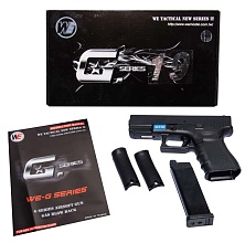 WE Пистолет Glock 19 Gen.4, greengas (we-g003b-bk)