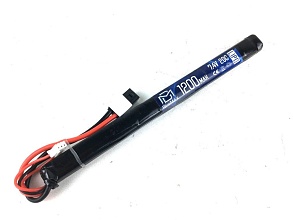 детальное фото для раздела Аккумулятор BlueMax Li-Po 7.4 В, 1200мАч, АК-тип (Б/У) интернет-магазин "Планета страйкбола»
