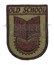 детальное фото Нашивка Zlo "Old school темный" олива интернет-магазин "Планета страйкбола"