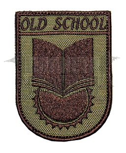 детальное фото Нашивка Zlo "Old school темный" олива интернет-магазин "Планета страйкбола"
