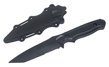 Нож тренировочный Cyma, черный, пластик (hy017a)