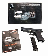 Пистолет WE Glock 35 gen.3 greengas (we-g009a-bk)