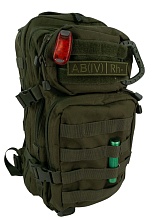 Нашивка Strike Группа крови AB (IV) Rh-, олива