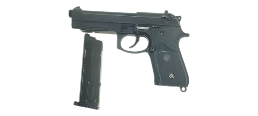 Пистолет WE Beretta M9A1 greengas (gp321), 96 м/с, травит магазин (Б/У)