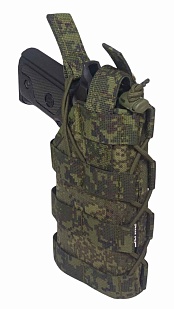 детальное фото Кобура для пистолета c ЛЦУ/фонарем Strike правая, цифра интернет-магазин "Планета страйкбола"