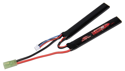 детальное фото для раздела Аккумулятор StormPower LiPo 7.4в, 1450мАч, 30С, 2 лепестка интернет-магазин "Планета страйкбола»