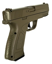 Пистолет Galaxy Glock с ris-планкой, desert, спринг (g39d)