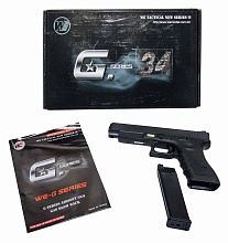 Пистолет WE Glock 34 gen.3, greengas (28125)