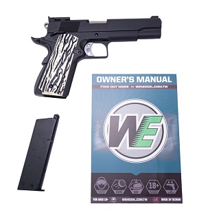 Пистолет WE Colt M1911A1, greengas (we-e001c)