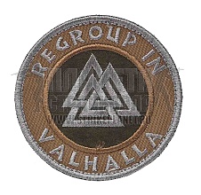 детальное фото Нашивка Zlo "Regroup in Valhalla" интернет-магазин "Планета страйкбола"