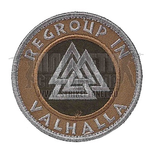 детальное фото Нашивка Zlo "Regroup in Valhalla" интернет-магазин "Планета страйкбола"