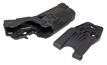 Кобура для Colt 1911, крепление на ремень, пластик, черная (Б/У)