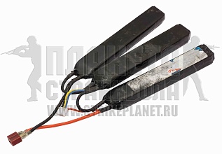 детальное фото для раздела Аккумулятор BlueMaxLi-Po 11.1В, 3300мАч, 30С, T-разъем (Б/У) интернет-магазин "Планета страйкбола»