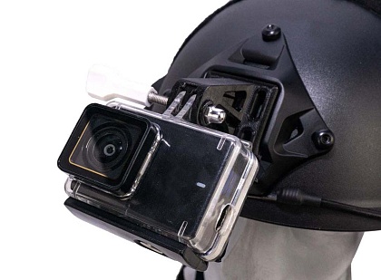 Крепление камеры GoPro Strike на шлем (Rhino / NVG) длинное