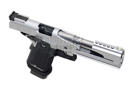 WE Пистолет Colt Hi Capa 5.1 Silver Dragon version A, CO2