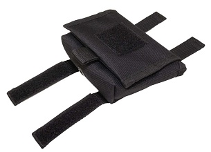 Подсумок Strike под ИПП с клапаном для крепления на пояс/рюкзак, черный кордура