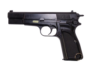 фото детально пистолет we browning hi power mk3 (we-b003) интернет-магазин "Планета страйкбола"