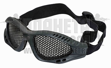 детальное фото для раздела Очки сетка Kingrin (ma-02-bk) черные (Б/У) интернет-магазин "Планета страйкбола»