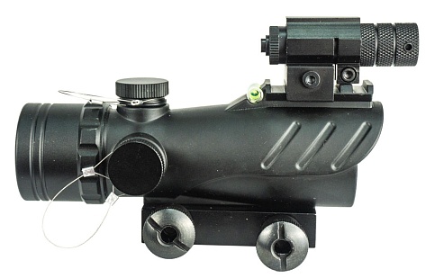 Прицел коллиматорный Marcool 1x30 с уровнем и лазером (hy9061-1)